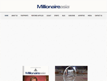 Tablet Screenshot of millionaireasia.com